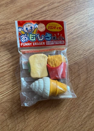 Gomme made in japan burger frite ice cream collection glace fries rubber, brand: Japan Style, condition: New with tags, €5.00, €5.95 includes Buyer Protection