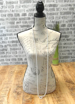 Long collier fantaisie perles blanches sans marque, zustand: Sehr gut, 5,00 €, 5,95 € beinhaltet Vinted-Käuferschutz Pro