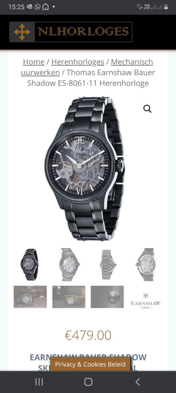 Montre thomas earnshaw es 8061 outlet 11