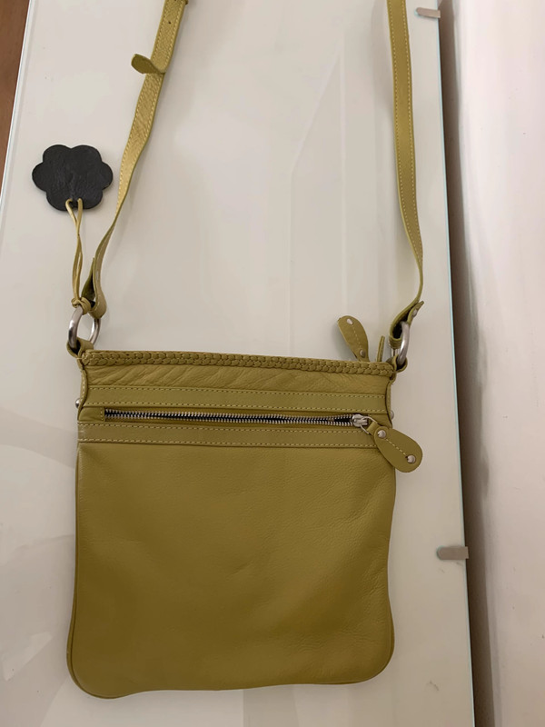 Laura Ashley Green Leather Bag