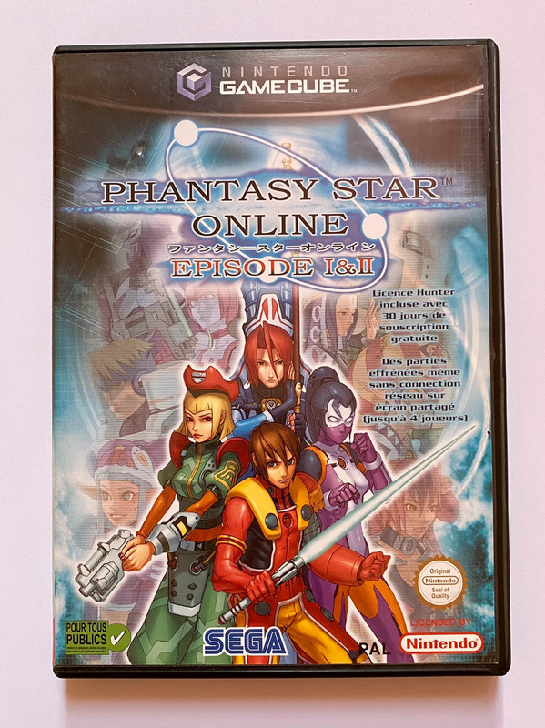 Nintendo Gamecube Game - Phantasy Star Online Episode I & II (Boxed )( Pal)  -gc