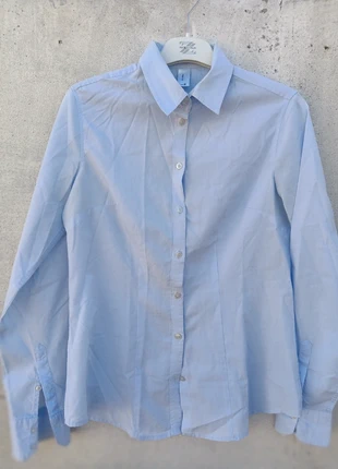 Camicia donna celeste , marque: Piazza Italia, état: Bon état, taille: M / 38 / 10, 4,00 €, 4,90 € Protection acheteurs incluse