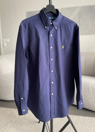 Chemise Ralph Lauren Homme Bleu Marine - Taille M - Old Money, marca: Ralph Lauren, estado: Muito bom, tamanho: M, €69.00, €73.15 inclui Proteção do Comprador