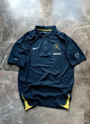 Maglietta, T-shirt, polo, Inter Milan, vintage, y2k, 2005-2006, nero, blu, brand: Nike, condizioni: Ottime, taglia: S, €44.99, €47.94 include la Protezione acquisti