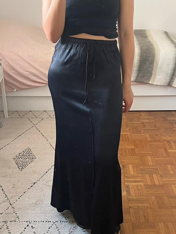 Jupe satin longue Zara