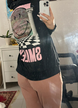 felpa con stampa, marque: Pull & Bear, état: Très bon état, taille: M / 38 / 10, 7,00 €, 8,05 € Protection acheteurs incluse