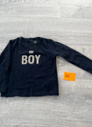 T-shirt met lange mouwen oh boy, brand: BESTies, condizioni: Buone, taglia: 18-24 mesi / 86 cm, €1.00, €1.75 include la Protezione acquisti