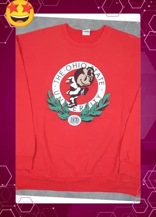 Sweat universitaire OHIO rouge Marque Gildan Taille XL oversized, marke: Gildan, zustand: Sehr gut, größe: XL, 21,00 €, 22,75 € beinhaltet Vinted-Käuferschutz Pro