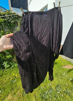 Black chunky knit long length cardigan from New Look, brand: New Look, condition: Very good, size: S / 36 / 8, €8.00, €9.10 includes Buyer Protection