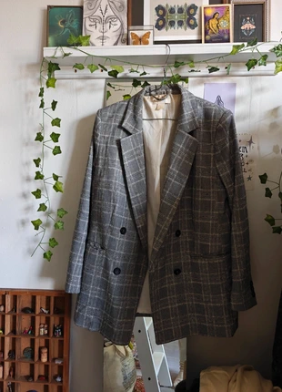 preppy blazer, merk: H&M, staat: Goed, maat: XL / 42 / 14, € 7,00, € 8,05 inclusief Kopersbescherming