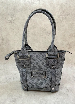 Sac à Main / épaule Guess Fourre Tout Cabas Gris Imprimé Monogramme Iconique, brand: GUESS, condition: Very good, €20.00, €21.70 includes Buyer Protection