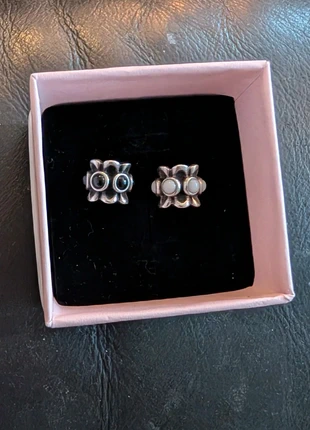 Pandora Forget Me Knot Charms (Black&White), brand: Pandora, condition: New without tags, £16.00, £17.50 includes Buyer Protection