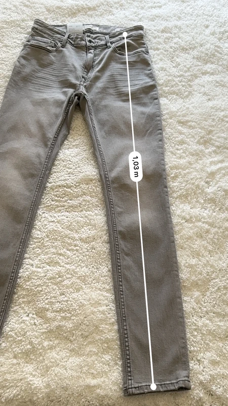 Mango – Jean Jude gris Skinny Fit - Taille 38 EU / UK 10 – Denim stretch - Homme - photo numéro 7