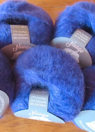 Lot 5 pel mohair fin Nuage, brand: Textiles de la marque, condizioni: Ottime, €12.00, €13.30 include la Protezione acquisti