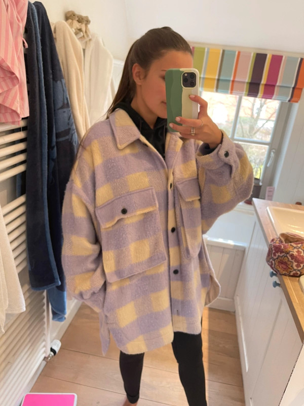 Veste lila zara hotsell