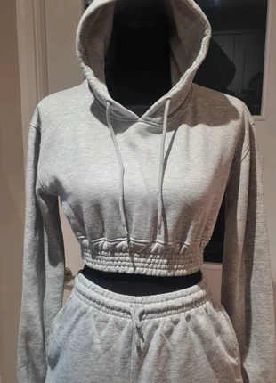 Nice Collection 2pc grey co-ord set hoodie shorts, brand: Nice Connection, condition: Very good, size: S / 8, £6.00, £7.00 includes Buyer Protection