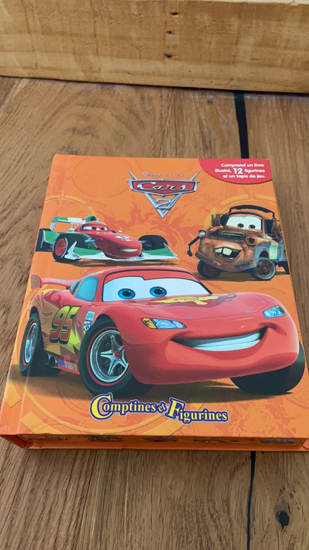 Livre Comptines Et Figurines - Disney Cars  Livres D'Enfants EDITIONS  PHIDAL ⋆ SOMENTEEU