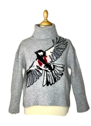 Markus Lupfer Intarsia Bird Erin Jumper, marque: Markus Lupfer, état: Très bon état, taille: XS / 34 / 6, 90,00 €, 95,20 € Protection acheteurs incluse