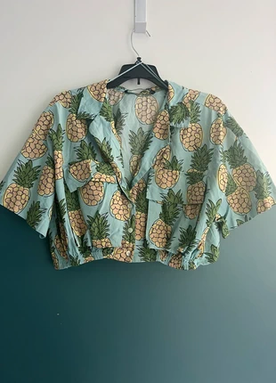 Chemise ananas, brand: Zara, condition: Very good, size: XS / 34 / 6, €6.00, €7.00 includes Buyer Protection