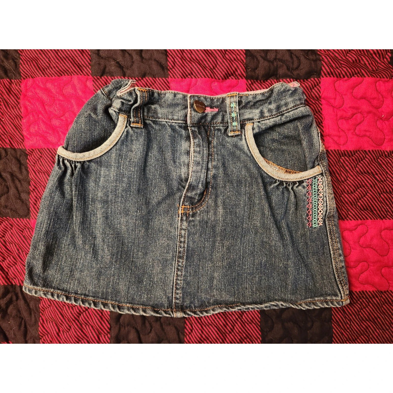 Carhartt Girls Denim Skirt Size 8 1