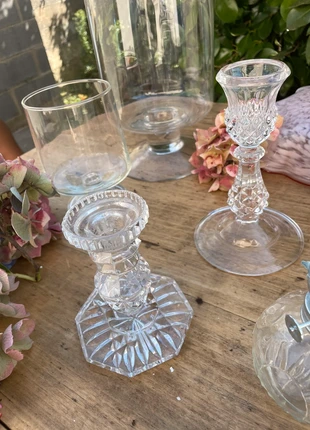 Bougeoirs cristal , brand: Cristal, condition: Very good, €12.00, €13.30 includes Buyer Protection