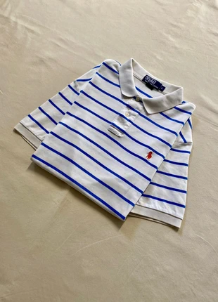💫vintage white striped Ralph Lauren short sleeve polo/ polo manches courte💫(SB115), marque: Ralph Lauren, état: Bon état, taille: L, 9,99 €, 11,19 € Protection acheteurs (Pro) incluse