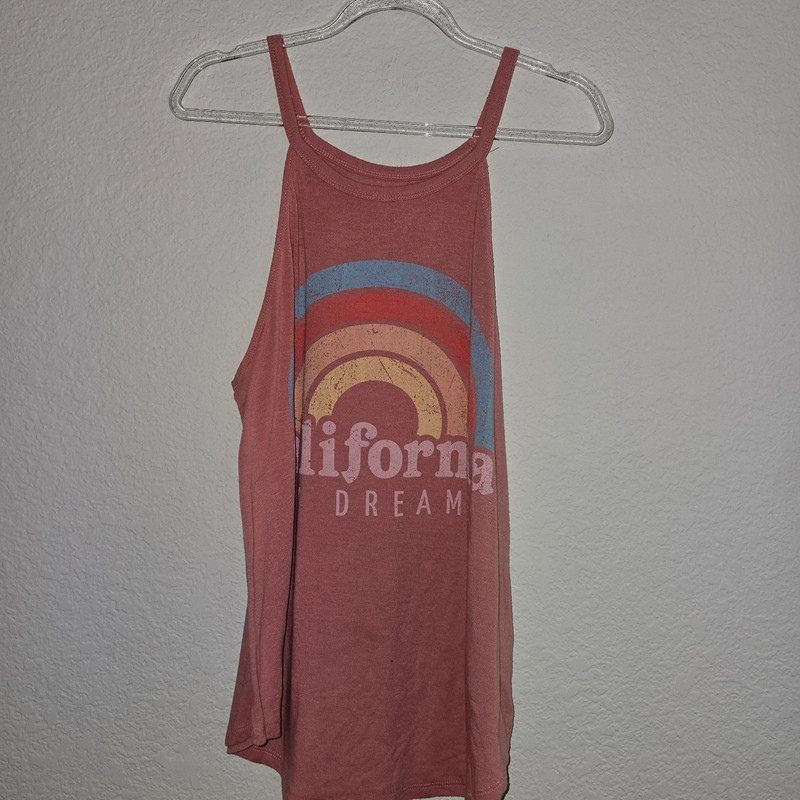 LOL Vintage M rayon blend california dreamer tunic tank top 1