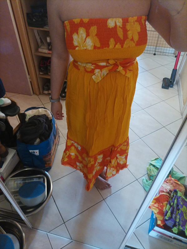 Robe tahitienne de cheap soirée