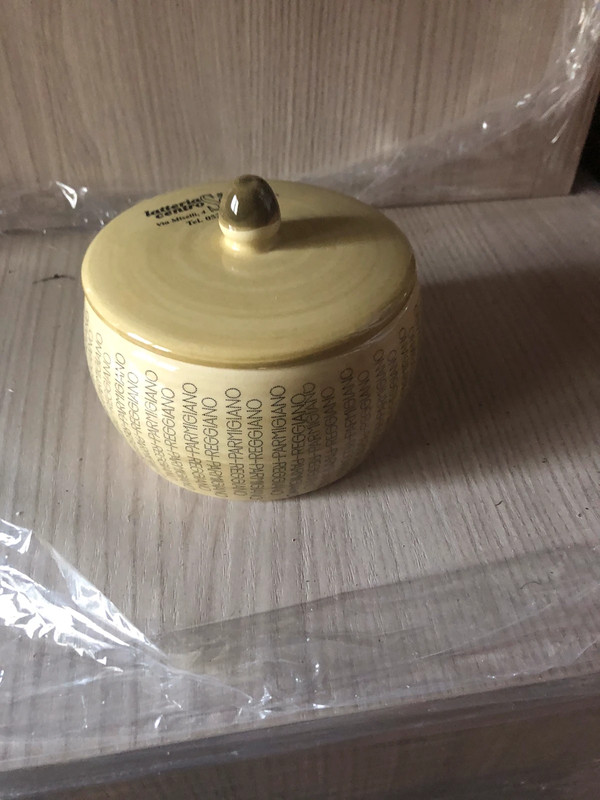 contenitore porta formaggio formaggiera ceramica PARMIGIANO