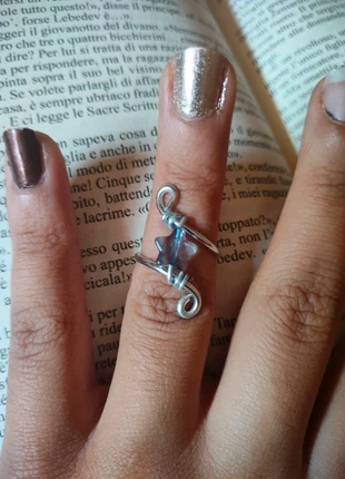 Anelli handmade con perla bicolore, brand: Alternative, condizioni: Nuovo con cartellino, taglia: Regolabile, €3.00, €3.85 include la Protezione acquisti