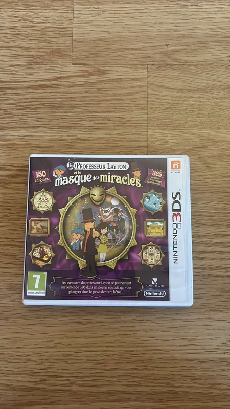 Jeu Nintendo 3DS Professeur Layton et le masque des miracles