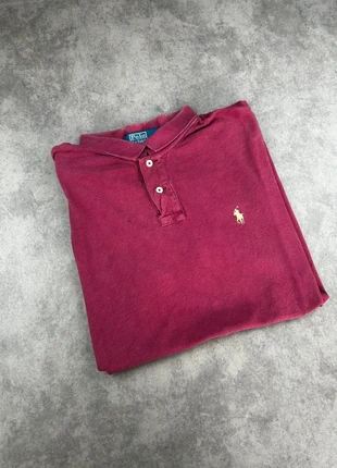 Polo Ralph Lauren | Bordeaux | logo brodé jaune | Très bon état | Taille XL, marque: Ralph Lauren, état: Très bon état, taille: XL, 25,00 €, 26,95 € Protection acheteurs (Pro) incluse