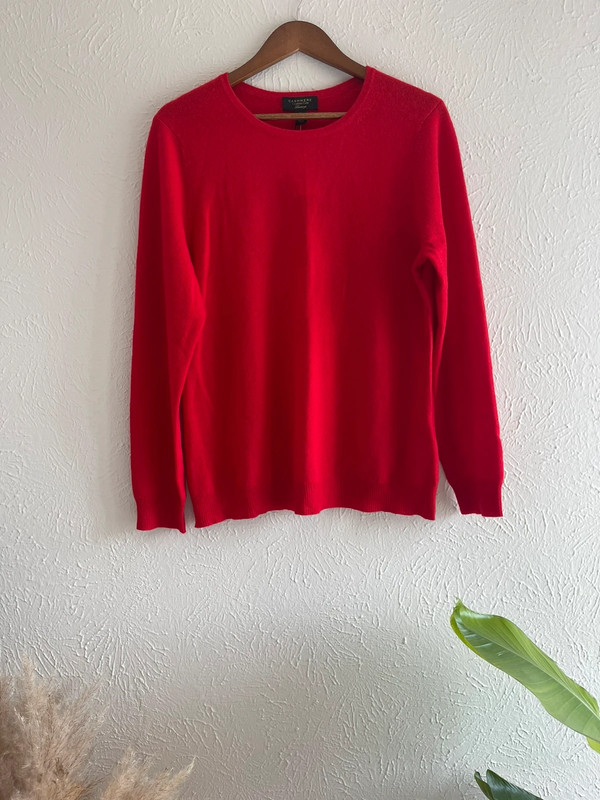 Charter Club Women's 100% Cashmere Crewneck Sweater, Size XL 1