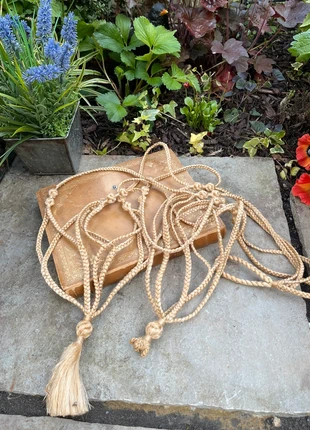 Twisted Jute Holiday Decor Macrame Double Wall Hanging, brand: Amsterdam Vintage, condition: Very good, £19.50, £21.18 includes Buyer Protection