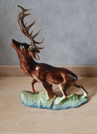 Cerf en céramique H. Becquet, marque: ancien, état: Très bon état, 25,00 €, 26,95 € Protection acheteurs incluse