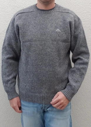 Tricot pull robe di kappa taille XL vintage oversize gris homme 100% laine hiver, marca: Kappa, estado: Muito bom, tamanho: XL, €15.00, €16.45 inclui Proteção do Comprador