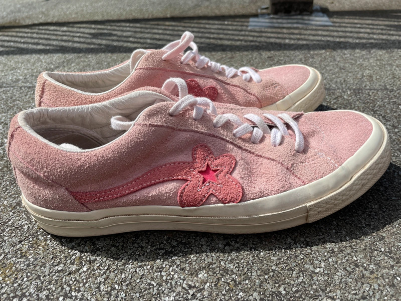 Converse X Golf Le Fleur Pink Mens Shoes 3