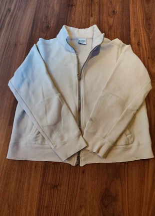 Sweat-shirt Columbia femme beige zippé taille M – chaud, confortable, style casual outdoor, merk: Columbia, staat: Heel goed, maat: M / 38 / 10, € 30,00, € 32,20 inclusief Kopersbescherming