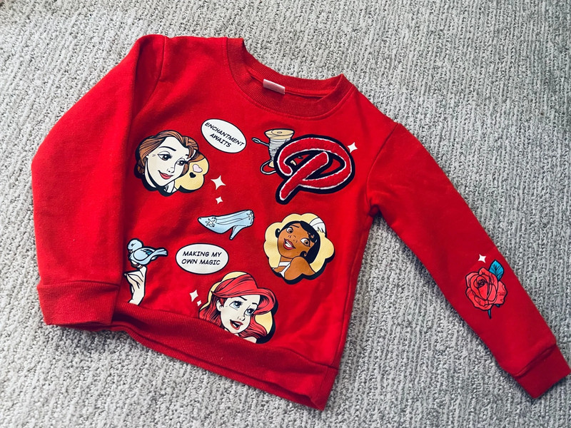 Disney princess long sleeve top