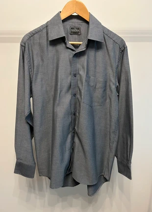 Men’s grey long sleeved shirt, brand: the saville row company, condition: Very good, size: M, £6.00, £7.00 includes Buyer Protection