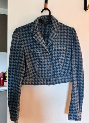 Pattern crop blazer, brand: YesStyle, condition: New without tags, size: S / 8, £10.00, £11.20 includes Buyer Protection