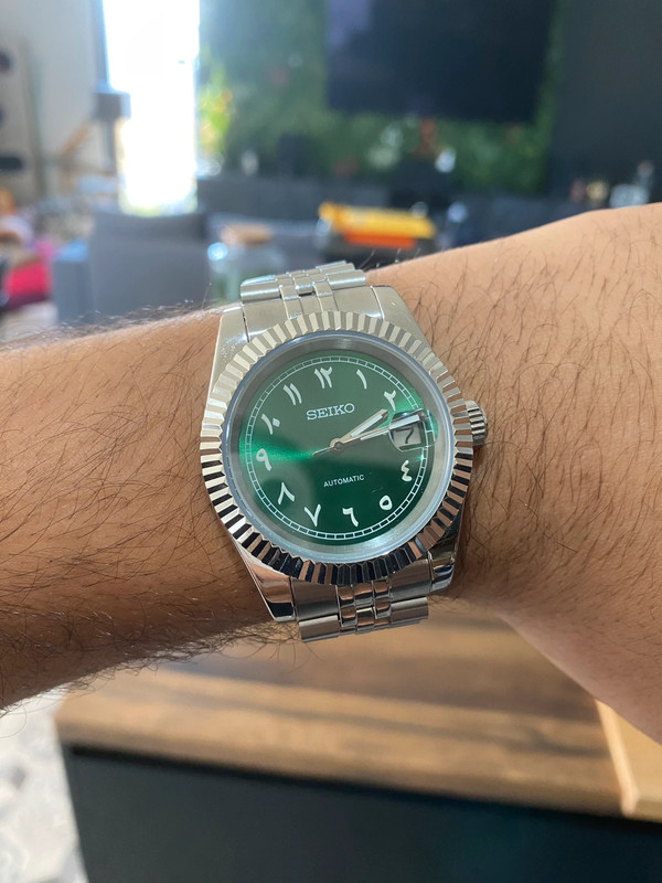 Seiko arabic dial green Vinted