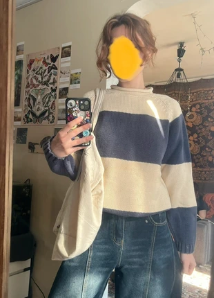 Pull rayé vintage, brand: Terre et Mer, condizioni: Buone, taglia: L / IT 44 / EU 40, €19.00, €20.65 include la Protezione acquisti