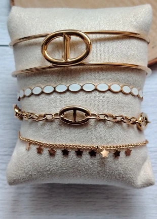 Lot de bracelets en acier inoxydable maille marine, marca: Tendance, estado: Novo com etiquetas, €50.00, €53.20 inclui Proteção do Comprador