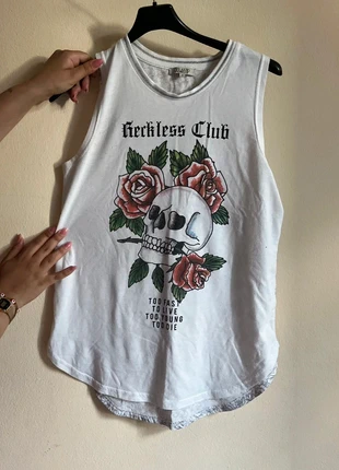 canottiera con disegno, marque: Down Up, état: Bon état, taille: M, 5,00 €, 5,95 € Protection acheteurs incluse