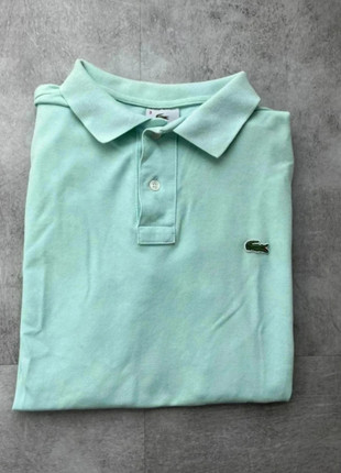Polo Lacoste brodé vert menthe manche courte taille S, brand: Lacoste, condizioni: Ottime, taglia: S, €22.00, €23.80 include la Protezione acquisti