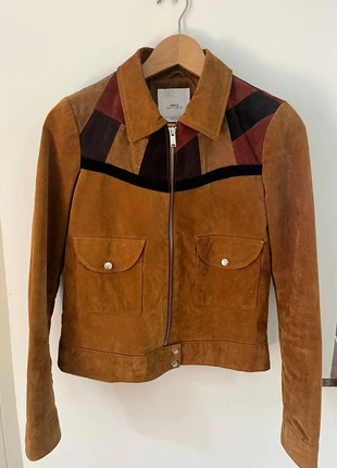Veste en cuir Mango, merk: Mango, staat: Heel goed, maat: XS / 34 / 6, € 25,00, € 26,95 inclusief Kopersbescherming