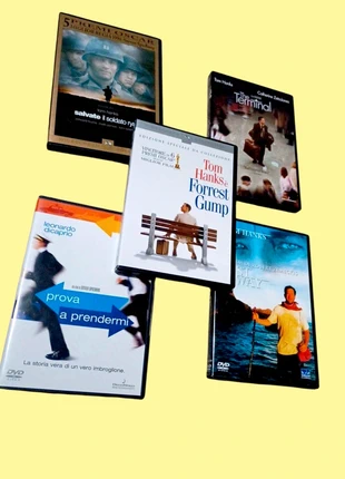 Tom Hanks collection(forrest gump,the terminal, cast away,salvate il soldato ryan, prova prendermi), condizioni: Nuovo senza cartellino, €1.00, €1.75 include la Protezione acquisti