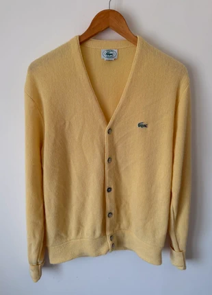 Lacoste cardigan jaune homme taille M (taille grand) vintage, marca: Lacoste, estado: Muito bom, tamanho: M, €35.00, €37.45 inclui Proteção do Comprador Pro