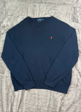 Pull col en V bleu marine | Sweat-shirt | Ralph lauren | Taille XL, marca: Ralph Lauren, estado: Muy bueno, tamaño: XL, 30,00 €, 32,20 € Protección al comprador Pro incluida
